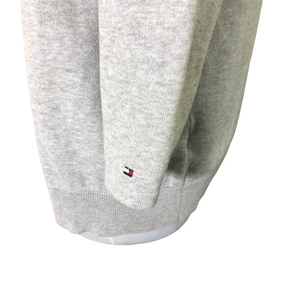 Tommy Hilfiger Women's Heather Grey Gray Pima Cottom Cardigan SIZE XS - Picture 4 of 9